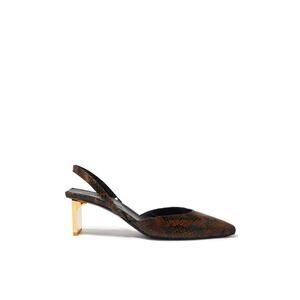 Arielle Baron Lille 55 Leather Slingback Pumps